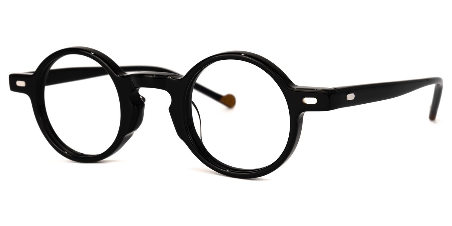 Danielle Round Black Glasses | Zeelool Glasses1