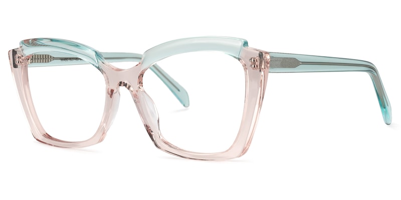 Benesa Browline Champagne Glasses | Zeelool Glasses1