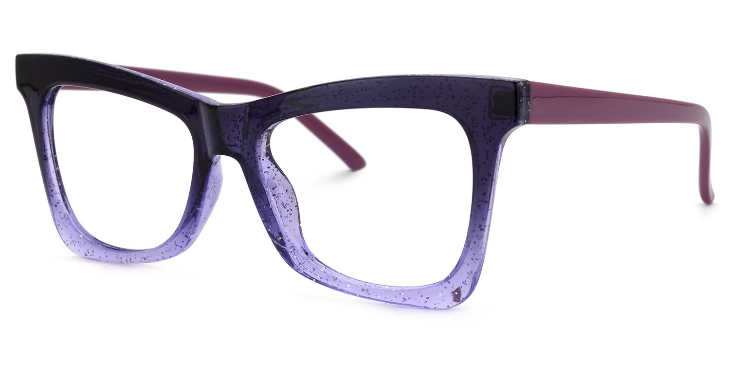 Yaritza Butterfly Purple Glasses | Zeelool Glasses1