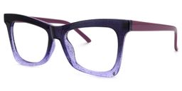 Yaritza Butterfly Purple Glasses1