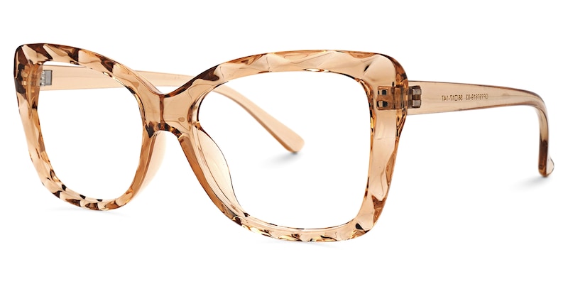 Wendell Cateye Champagne Glasses | Zeelool Glasses1