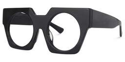 Lambert Geometric Black Glasses2