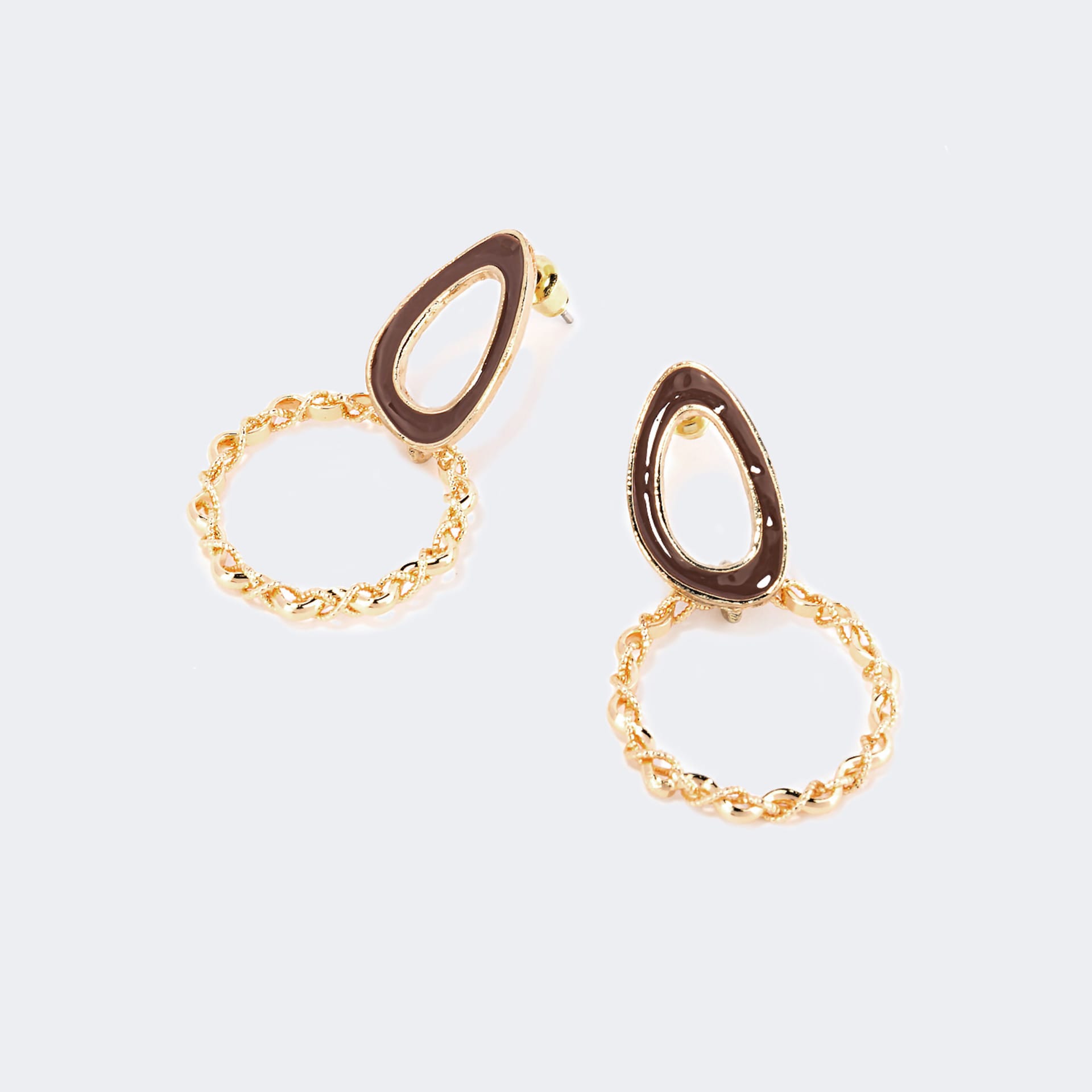 Stylish Twisted Drop Earrings | Zeelool Glasses0