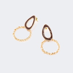Stylish Twisted Drop Earrings0
