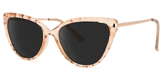 Lucas Cateye Champagne Sunglasses1
