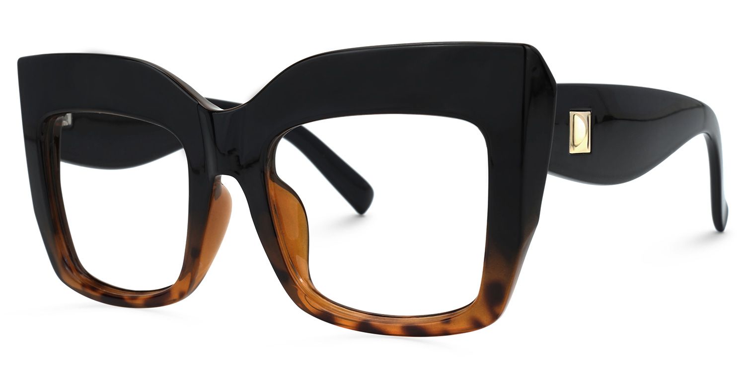 Alberta Square Tortoise Frame Glasses for Women | ZEELOOL2