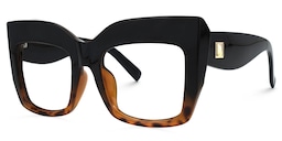 Alberta Cateye Tortoise Glasses1