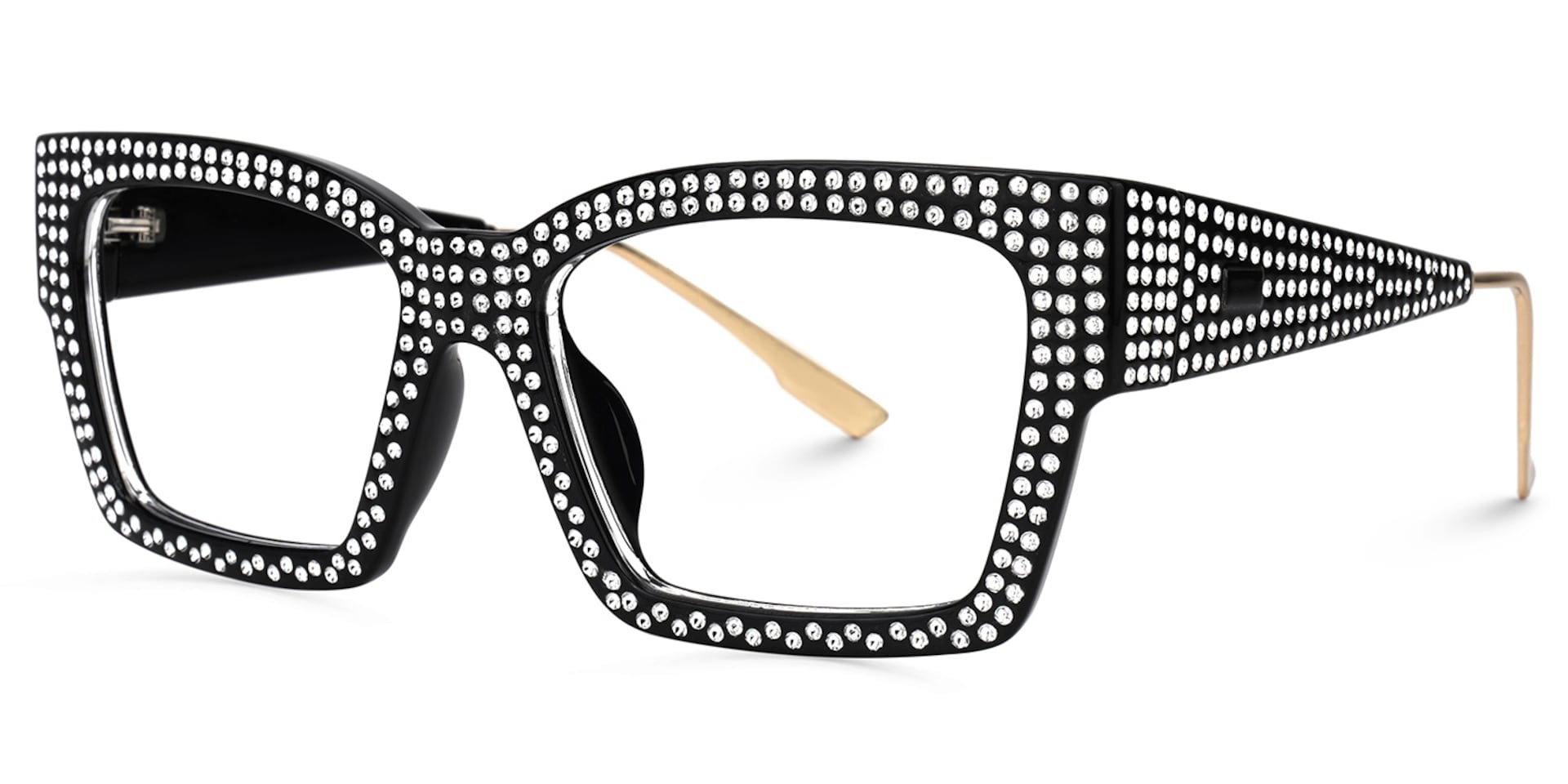 Drayton Square Black Glasses | Zeelool Glasses1