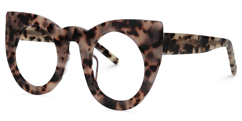 Ophelia Cateye Light Tortoise Glasses | Zeelool Glasses1
