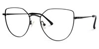 Doyle Cat Eye Black Glasses2