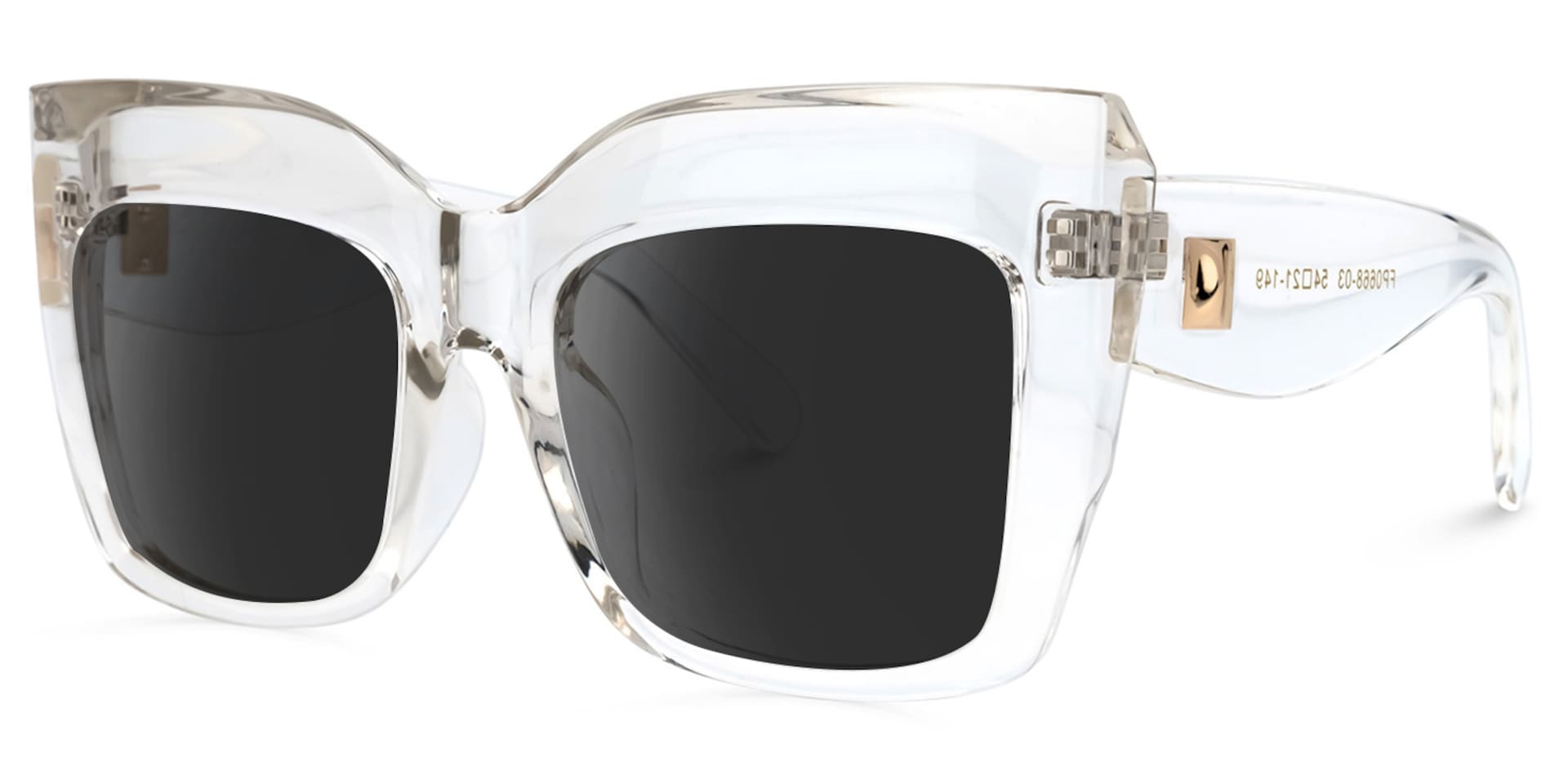 Alberta Cat Eye Crystal Sunglasses | Zeelool Glasses1