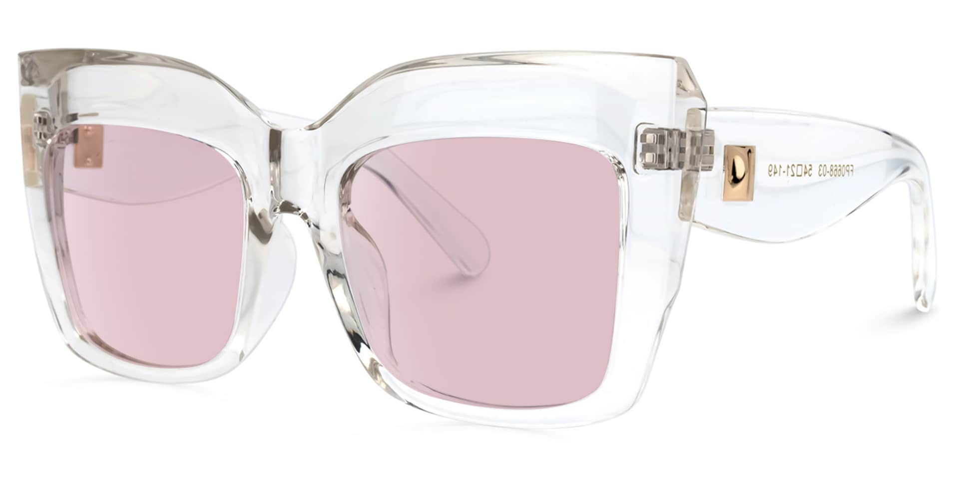 Alberta Cat Eye Crystal Sunglasses | Zeelool Glasses1