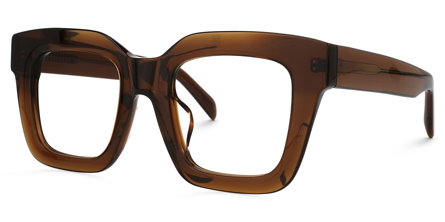 Trinity Square Tawny Frame Glasses | ZEELOOL2