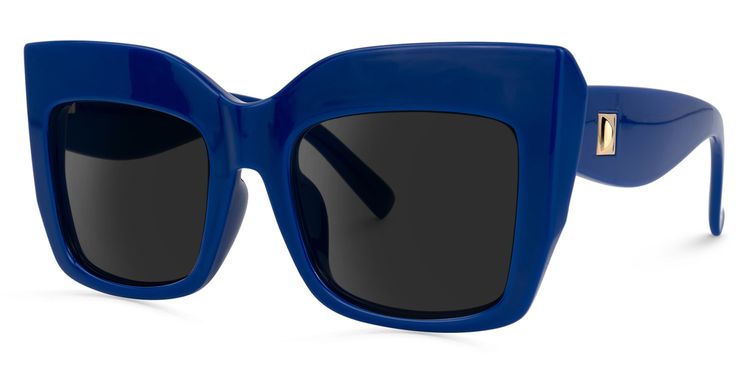 Alberta Blue Square Sunglasses