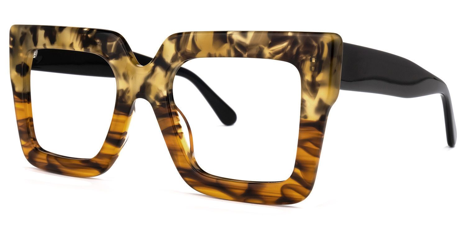 Brandon Square Brown Glasses | Zeelool Glasses1