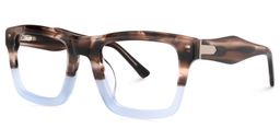 Riley Rectangle Brown Glasses2