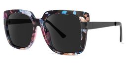 Reeves Square Floral Sunglasses2