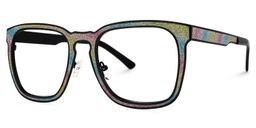 Joanne Rectangle Rainbow Glasses1