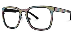 Joanne Rectangle Rainbow Glasses1