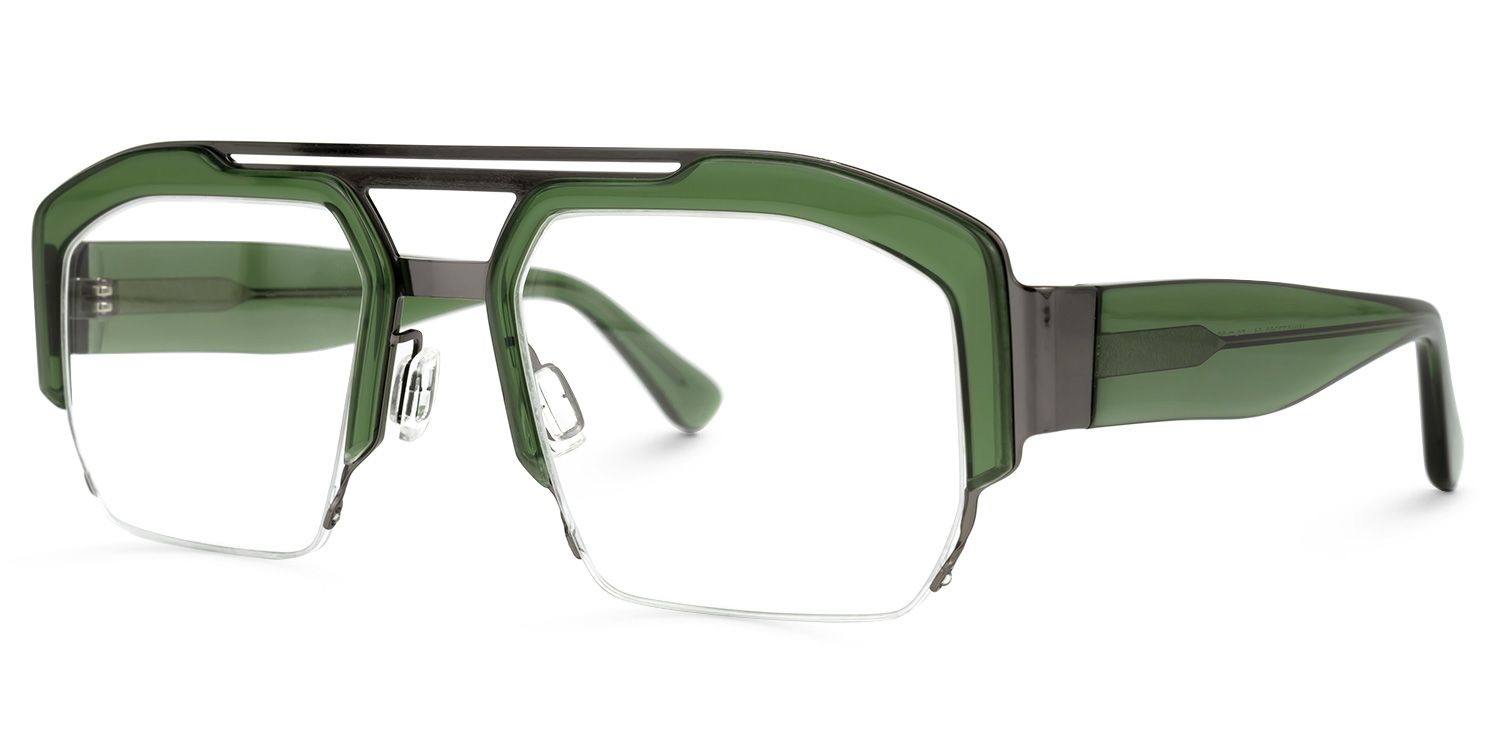 Curtis Aviator Green Glasses | ZEELOOL Canada1