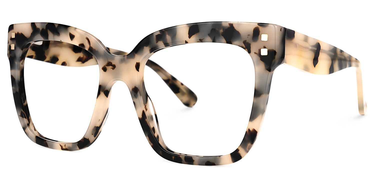 Minguela Square Brown-Tortoise Glasses | Zeelool Glasses1