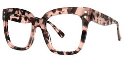 Minguela Square Pink-Tortoise Glasses1