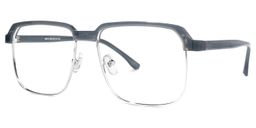 Cherron Browline Gray Glasses1