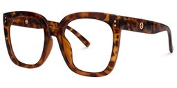 Ebony Square Tortoise Glasses1