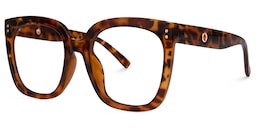 Ebony Square Tortoise Glasses1