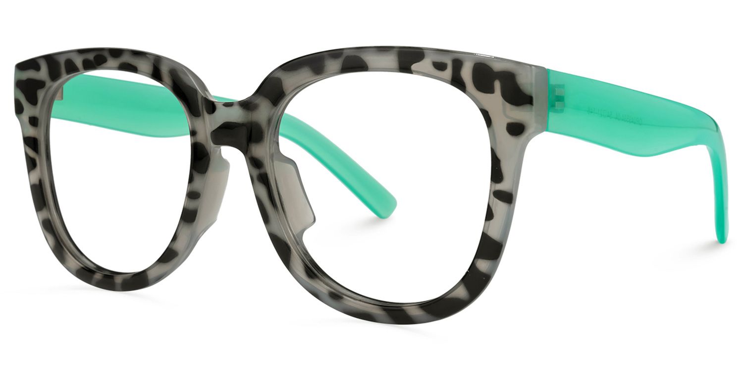 Harrell Square Light-Tortoise Glasses | Zeelool Glasses1