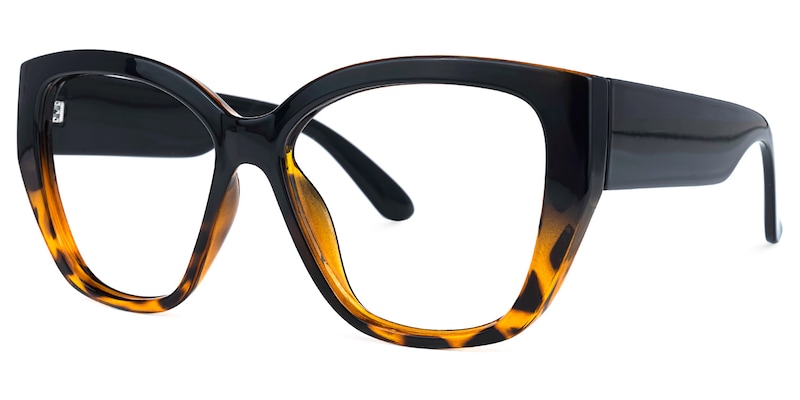 Rocio Square Two-Tone Glasses | Zeelool Glasses1
