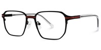 Triyonna Square Black Glasses1