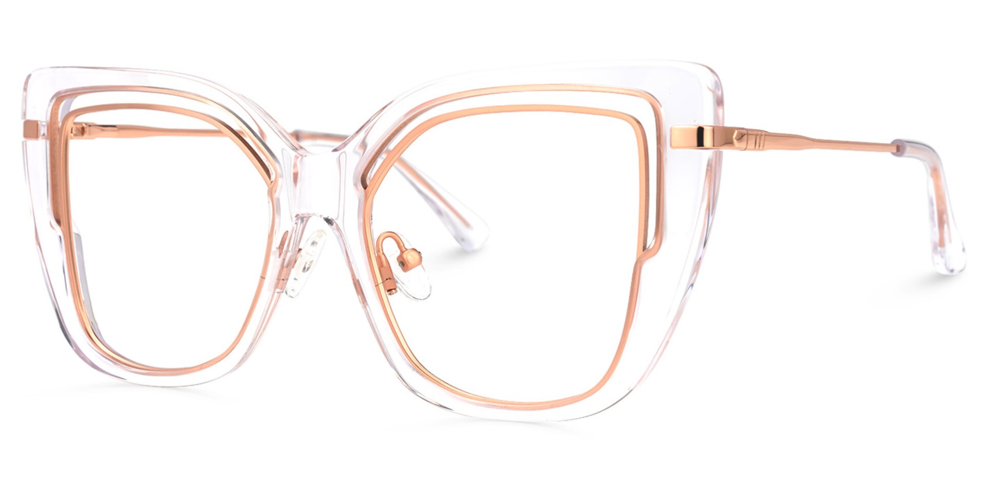 Celene Square Crystal Glasses | Zeelool Glasses1