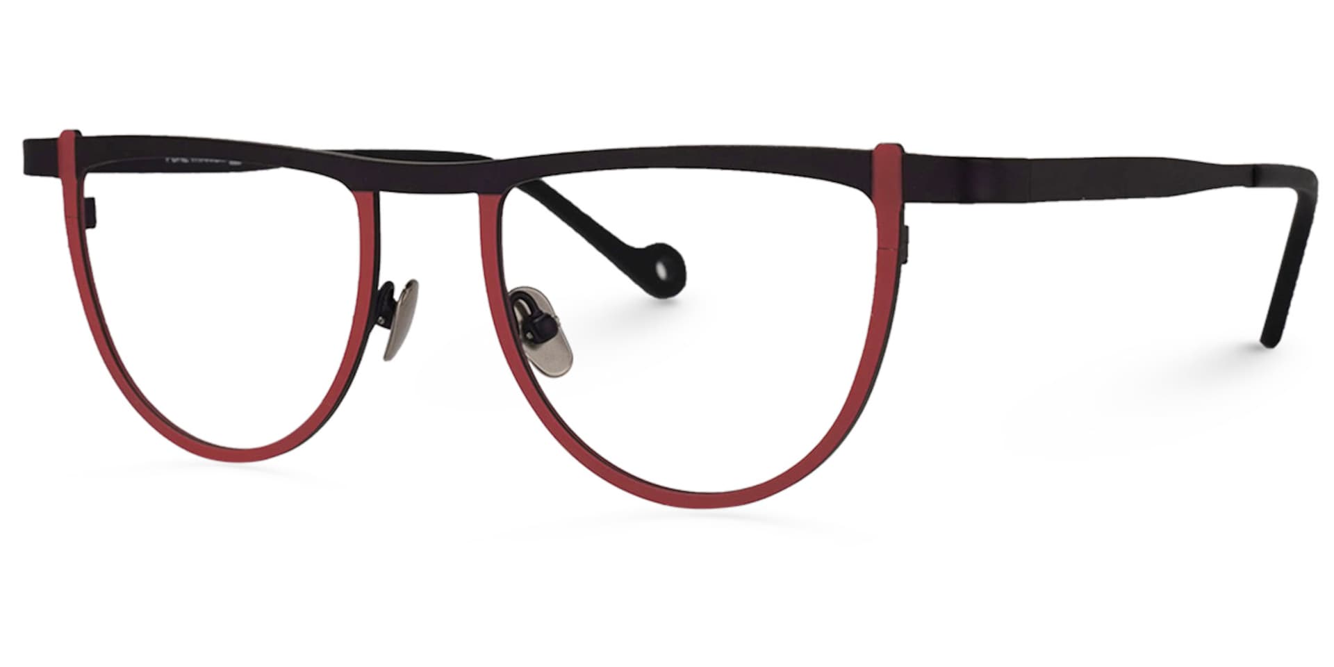 Chidera Geometric Red Glasses | Zeelool Glasses1