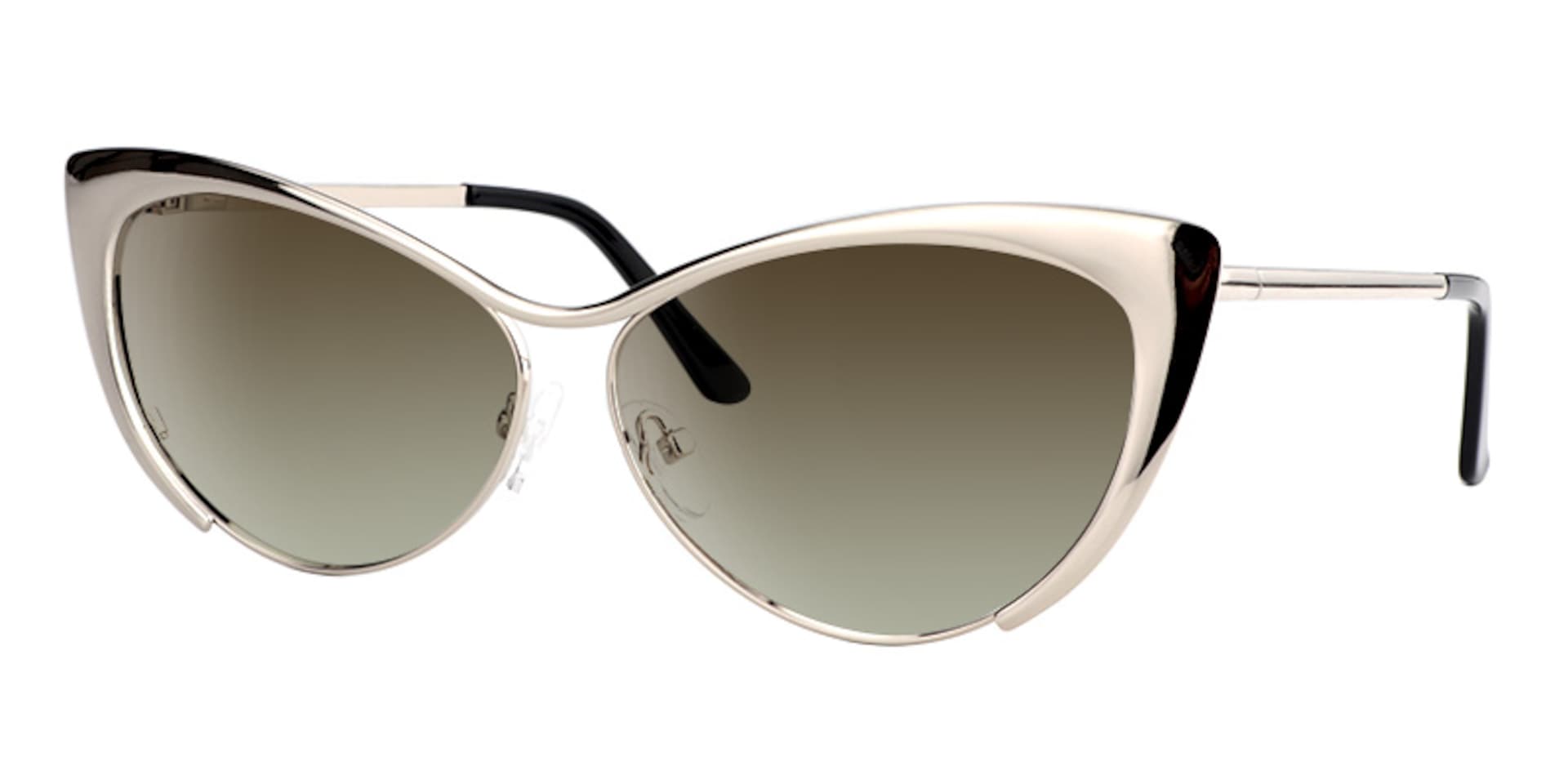 Ellen Cateye Silver Sunglasses | Zeelool Glasses1