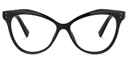 Saul Cateye Black Glasses0