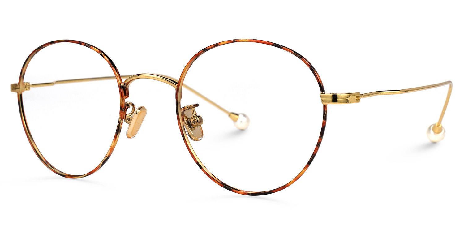 Kristina Round Tortoise Glasses | Zeelool Glasses1
