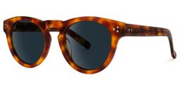 Malloy Round Tortoise Sunglasses1