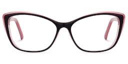 Fidelia Cat Eye Black Glasses1
