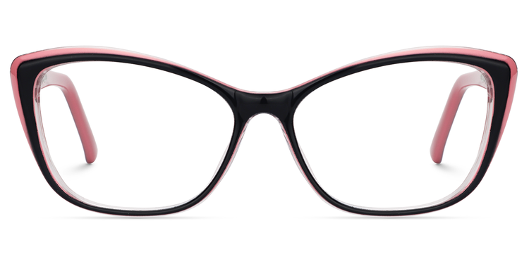 Fidelia Cat Eye Black Glasses