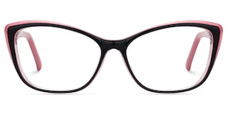 Fidelia Cat Eye Black Glasses1