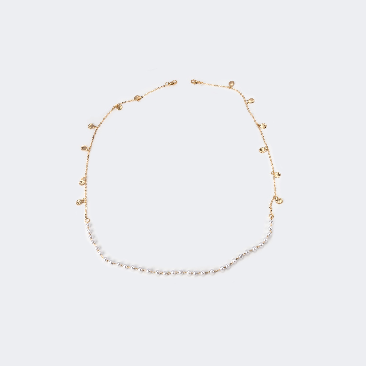 Fashion Pearl Non-slip Metal Chains2