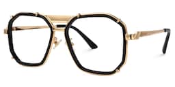 Rumble Geometric Black Glasses1