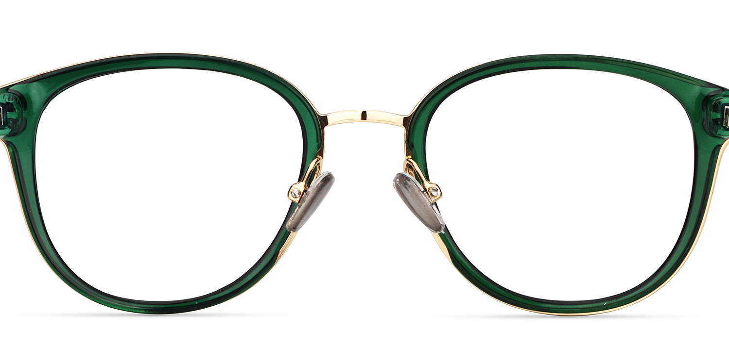 Matthew Round Green Glasses | Zeelool Glasses5