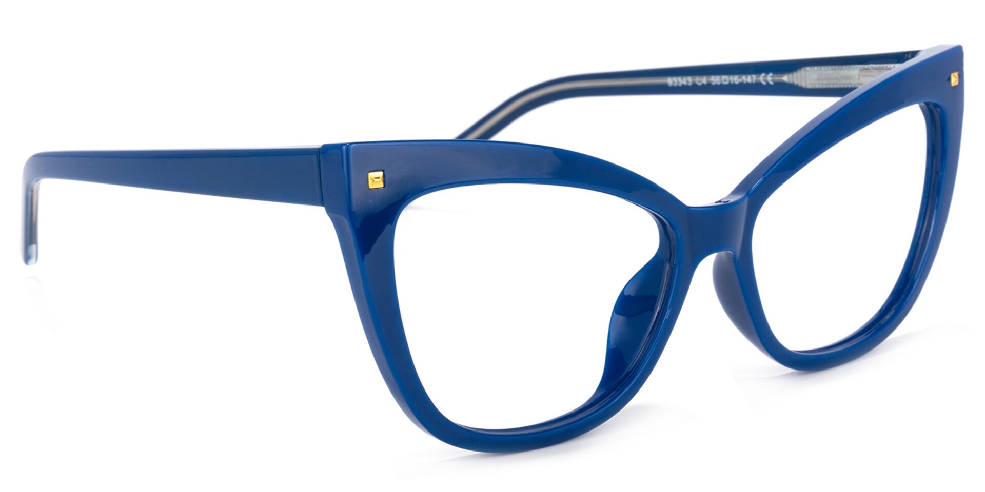 Niamh Cateye Blue Glasses | Zeelool Glasses2