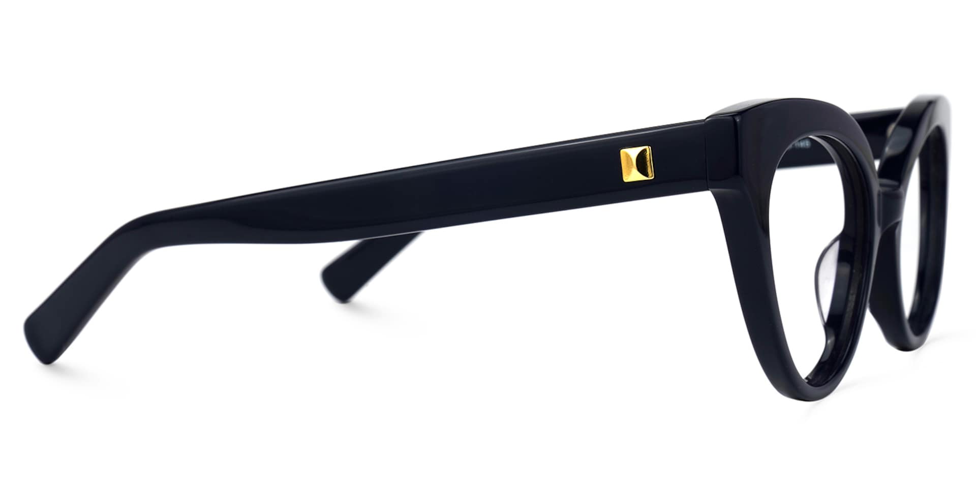 Cateye Dark Blue Glasses2