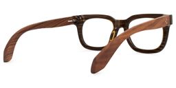 Sam Rectangle Brown Glasses3