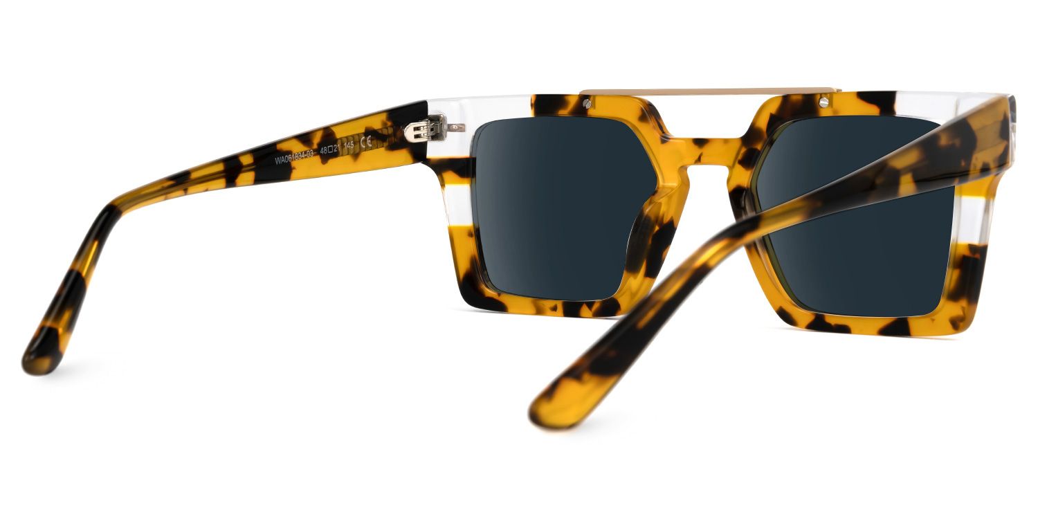 Julisa Square Style Tortoise Frame Sunglasses | ZEELOOL3