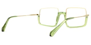 Shelton Square Green Glasses3