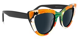 Makie Cateye Black Sunglasses2